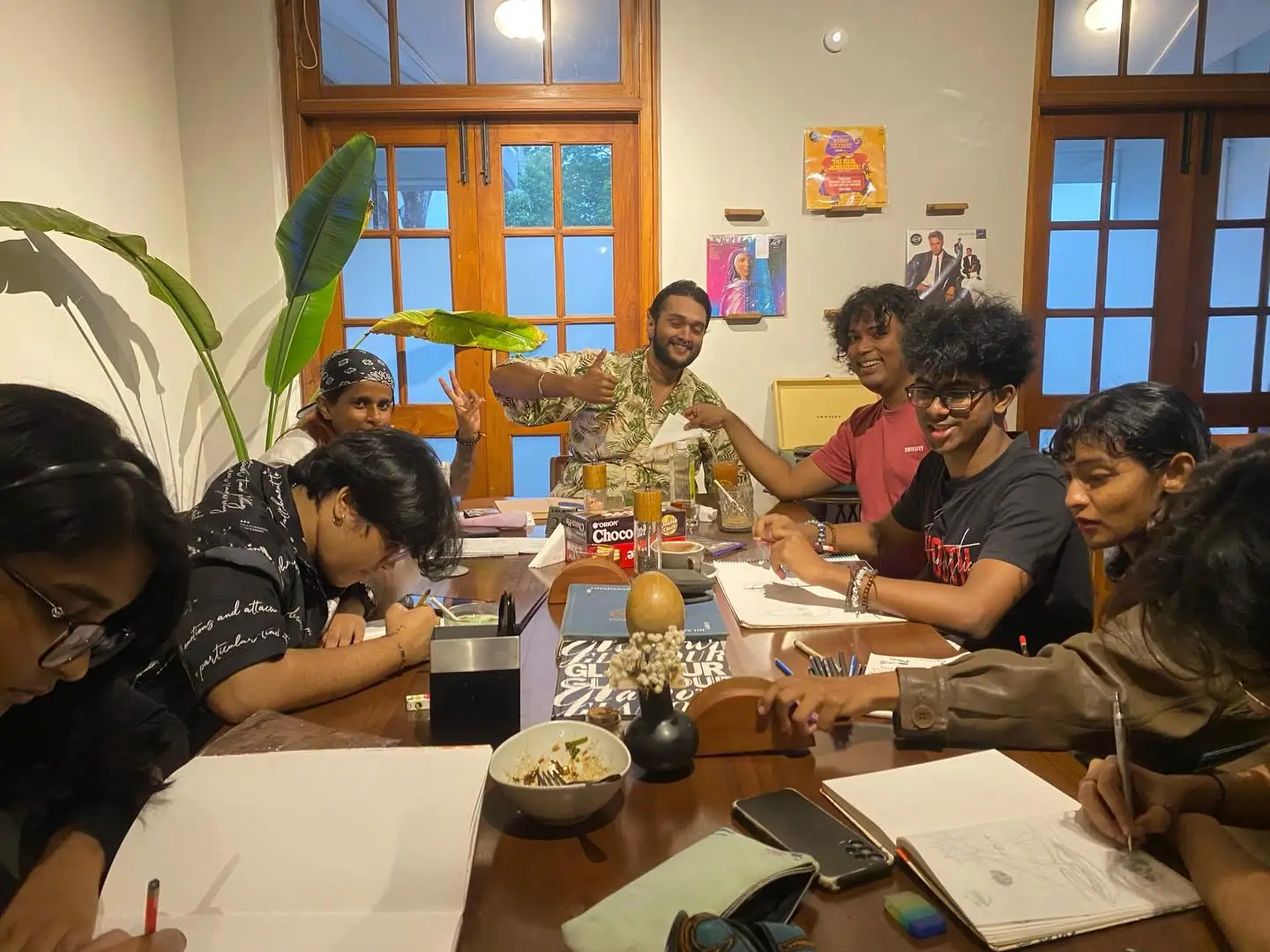 Art club session moment